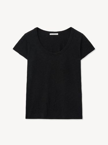 WASHED ROUND T-SHIRT_BLACK - RIDIFI - Modalova