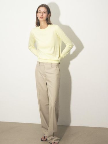 CLASSIC SILK KNITWEAR_LIGHT YELLOW - RIDIFI - Modalova