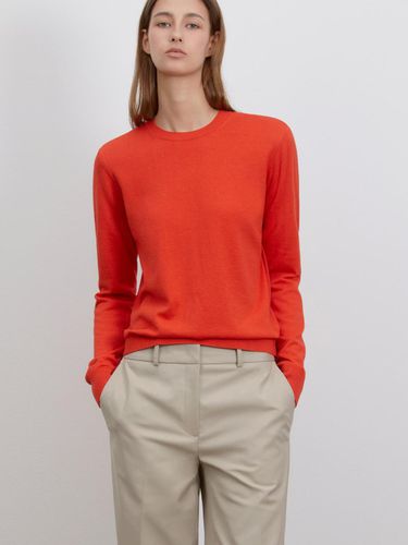 CLASSIC SILK KNIT_ORANGE RED - RIDIFI - Modalova