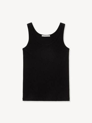 RIBBED SLEEVELESS TOP_BLACK - RIDIFI - Modalova