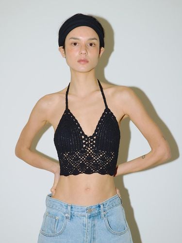 CROCHET KNIT BUSTIER - THINK PLANT - Modalova