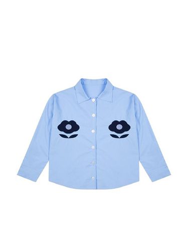 W) Foli Garden PJ Shirts, Blue - Foli - Modalova