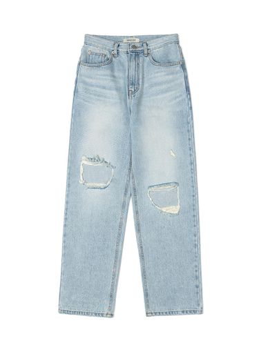 CUTOUT DENIM PANTS - THINK PLANT - Modalova