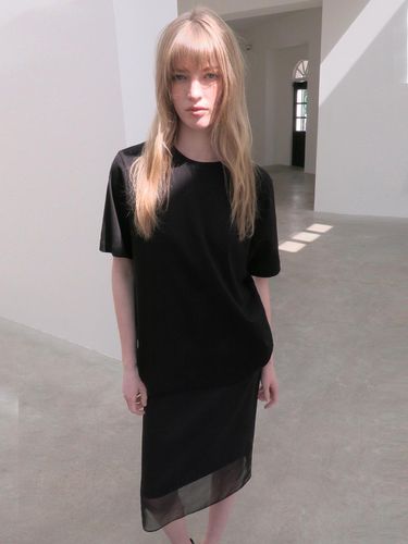 SILKET OVER T-SHIRT_BLACK - RIDIFI - Modalova