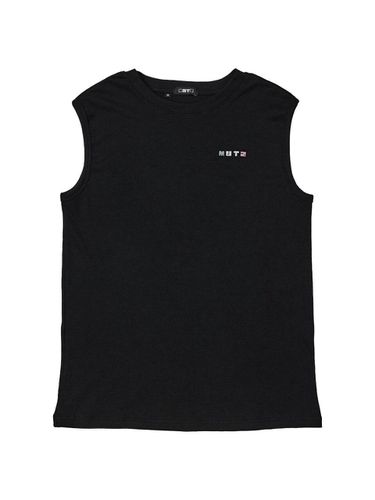 Back label Sleeveless Shirt (Black) - MUTZ - Modalova