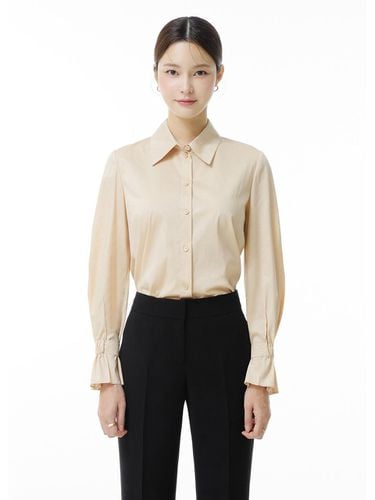 It MICHAA Simple Button Shirt ITN8YBL100 (2COLOR) - itMICHAA - Modalova