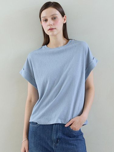 Linen Blend Slub T-shirt 4 colors - TSH - Modalova