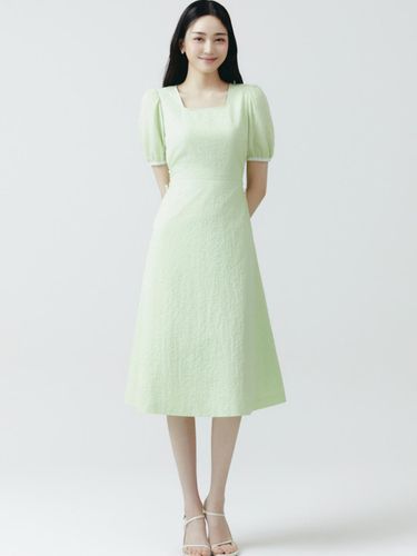 Volume Sleeve Dress ITO5WOP950 (2COLOR) - IT MICHAA - Modalova