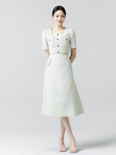 Stitch Accentuated Dress ITO7YOP800 (2CO - IT MICHAA - Modalova