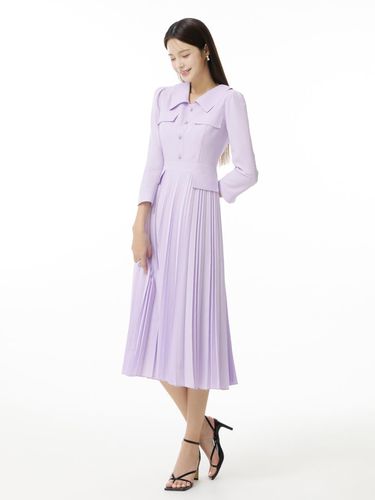 It MICHAA Wide Collar Pleats Dress ITN8WOP630 (2CO - itMICHAA - Modalova