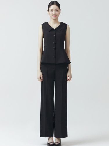 It MICHAA Wide Pants ITO5BPT020 (BLACK) - itMICHAA - Modalova