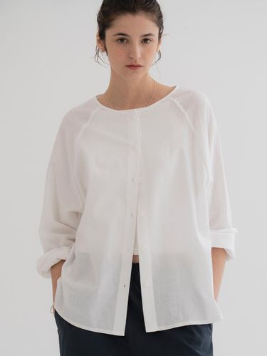 Paper cotton blouse (white) - THE MITTEN - Modalova