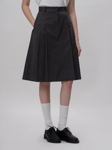 Fade midi skirt (charcoal) - THE MITTEN - Modalova