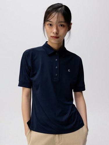 Slim Polo Shirt (Navy) - CLOVE - Modalova