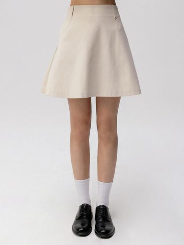 Logo Balloon Skirt (Light Beige) - CLOVE - Modalova