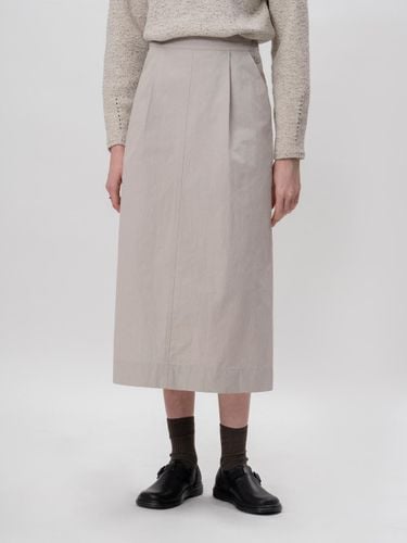 Neatly button skirt (beige) - THE MITTEN - Modalova