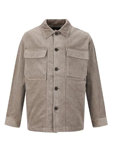 Corduroy Out Pocket Shirt Jacket (Beige) - ADHOC - Modalova