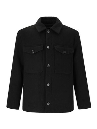 Wool blended shirket (black) - ADHOC - Modalova