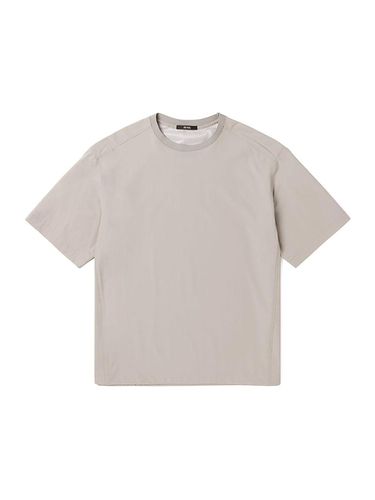 Nylon Round Woven Top (LT-BEIGE) - ADHOC - Modalova