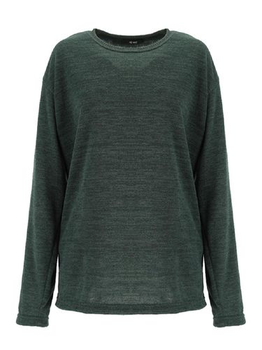 Round neck sweater (green) - ADHOC - Modalova