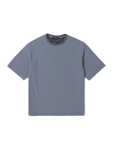 Nylon Round Woven Top (GREY) - ADHOC - Modalova