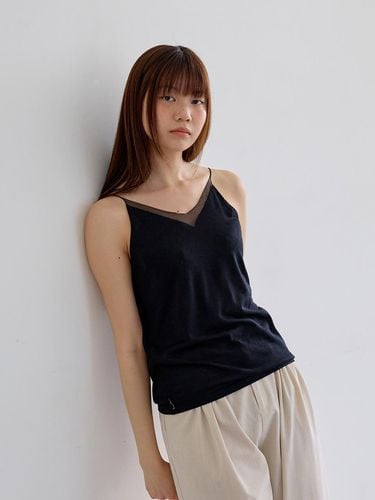 AR_Light v-neck camisole_BLACK - Aei&Rei - Modalova