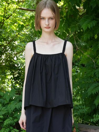 BRI SLEEVELESS BANDING BLOUSE (BLACK) - LEIE - Modalova