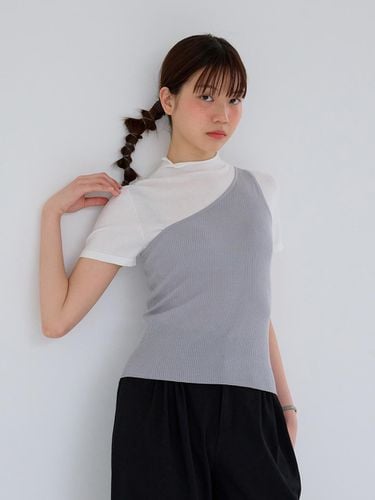 AR_Simple high-neck top_WHITE - Aei&Rei - Modalova