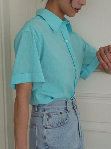 Capri Half Shirts (Aqua Green) - NOMINATE - Modalova