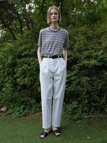 HANA COTTON CHINO PANTS (WHITE) - LEIE - Modalova