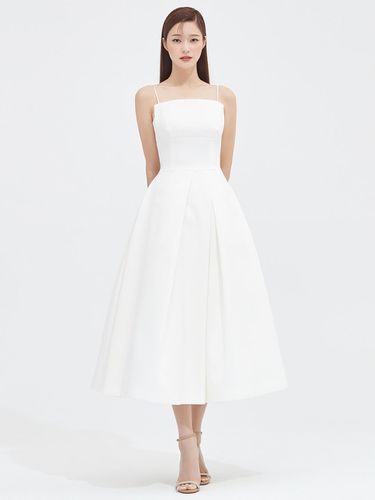 BUSTIER FLARE DRESS - white - AVOUAVOU - Modalova