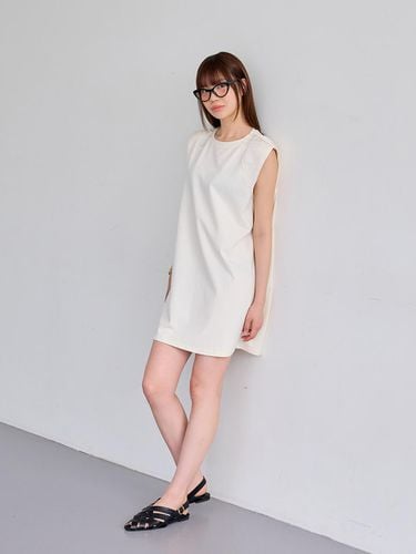 AR_Shoulder padded dress_WHITE - Aei&Rei - Modalova