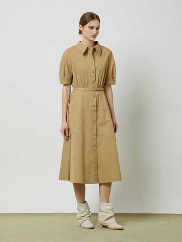 Half-sleeve belted shirt-type dress BE_C243MSE003 - CC collect - Modalova