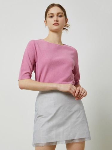 Square Neck Volume Puff Sleeve Pullover - CC collect - Modalova