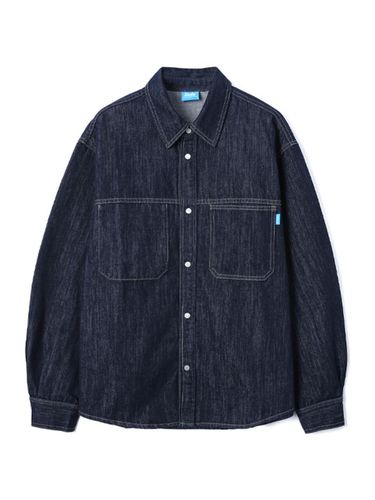 Denim one-pocket oversized fit shirt jacket [ - UCLA - Modalova