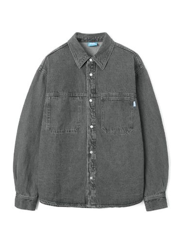 Denim one-pocket oversized fit shirt jacket [ - UCLA - Modalova