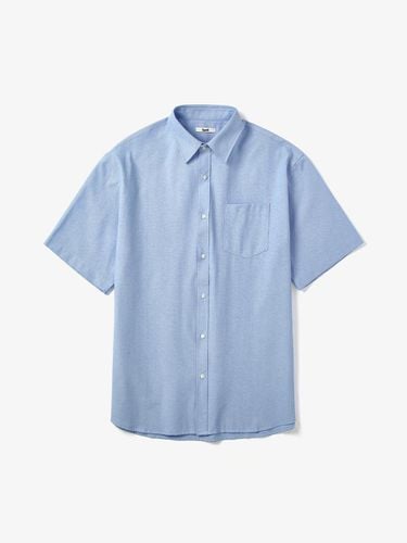 All Day Oxford Short-Sleeved Shirt light blue - lunt - Modalova