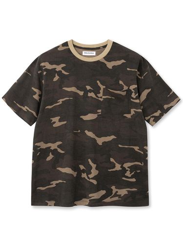 Camouflage Pocket T-shirt [Camouflage Brown] - Millo Archive - Modalova