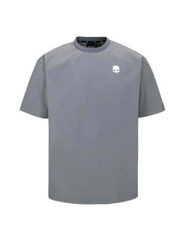 Logo Woven Short-Sleeved Round - HYDROGEN - Modalova