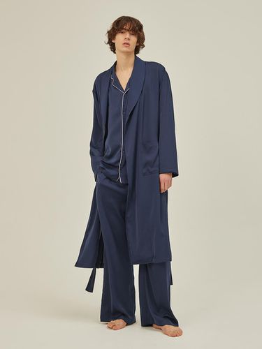 CLASSIC LONG ROBE_royal navy - atempo - Modalova