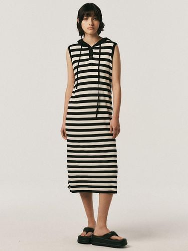 AR_Stripe sleeveless hooded dress - Aei&Rei - Modalova