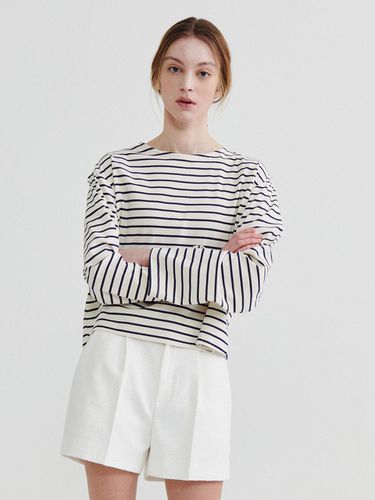 Boat neck stripe t-shirt - Recur,ecur - Modalova