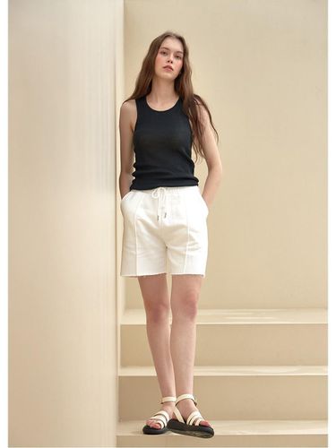 Raw Edge Shorts_white - Recur,ecur - Modalova