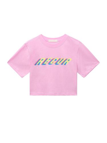 Multi Color Crop T-Shirt_Baby pink - Recur,ecur - Modalova