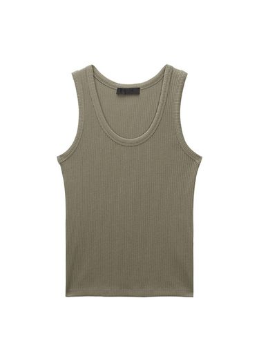 U neck sleeveless_khaki - Recur,ecur - Modalova