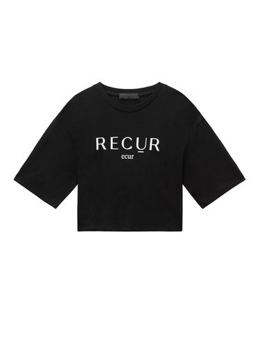 R Crop T-Shirt_Black - Recur,ecur - Modalova