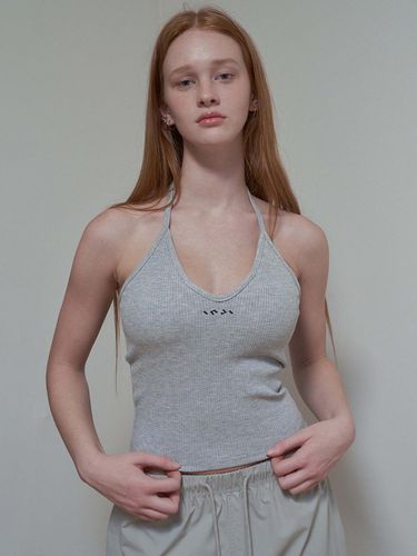 Deep V Cap-In Sleeveless Gray - INJIACTIVE - Modalova