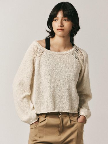 AR_Loose punching knit top - Aei&Rei - Modalova