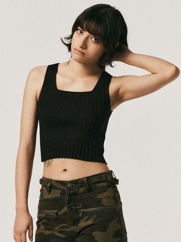 AR_Wrinkle knitted crop top - Aei&Rei - Modalova