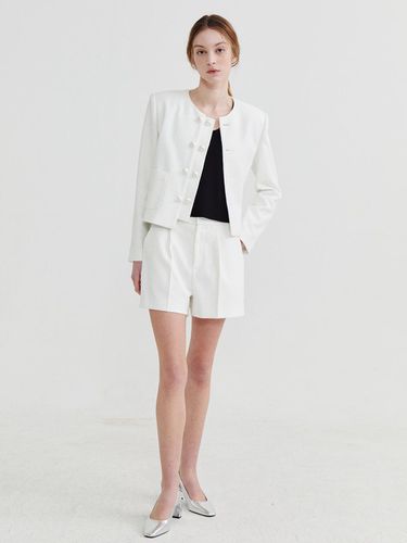 Aileen tweed jacket White - Recur,ecur - Modalova